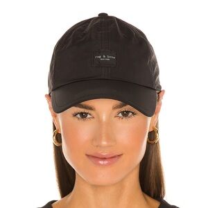NWOT Rag & Bone Addison Baseball Cap in Black